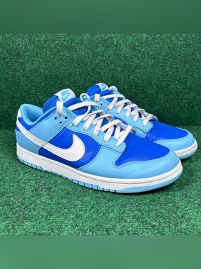 Nike Dunk Low Retro Argon Blue White Shoes Mens Size 11.5 DM0121-400